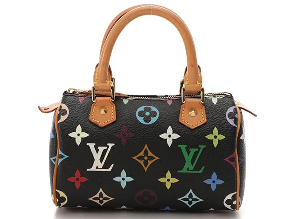 LOUIS VUITTON Speedy Multicolor Noir Black